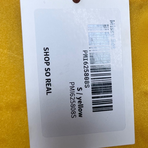 GSUWOO Yellow Spandex Shorts – Small (NWT) - Picture 4 of 4